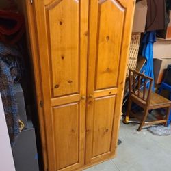 Wardrobe Wood Cabinet