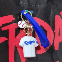 Los Angeles Dodgers Brusdar Graterol #48  Rubber And Metal Keychain