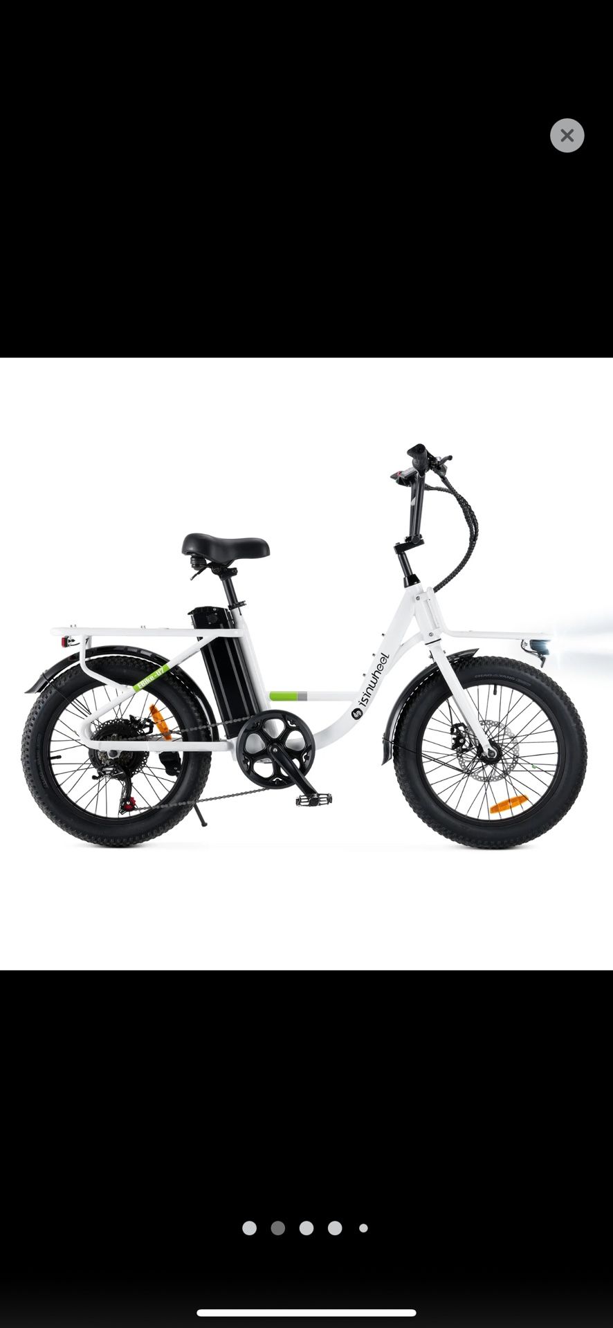Electric Bike White (new Negotiable)