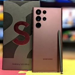 Samsung Galaxy S22 Ultra Burgundy 256gb New Unlocked 