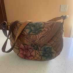 Bolsa Mexicana De Cuero Para Mujer
