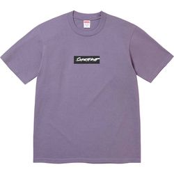 Supreme Futura Box Tee Logo Dusty Purple XL