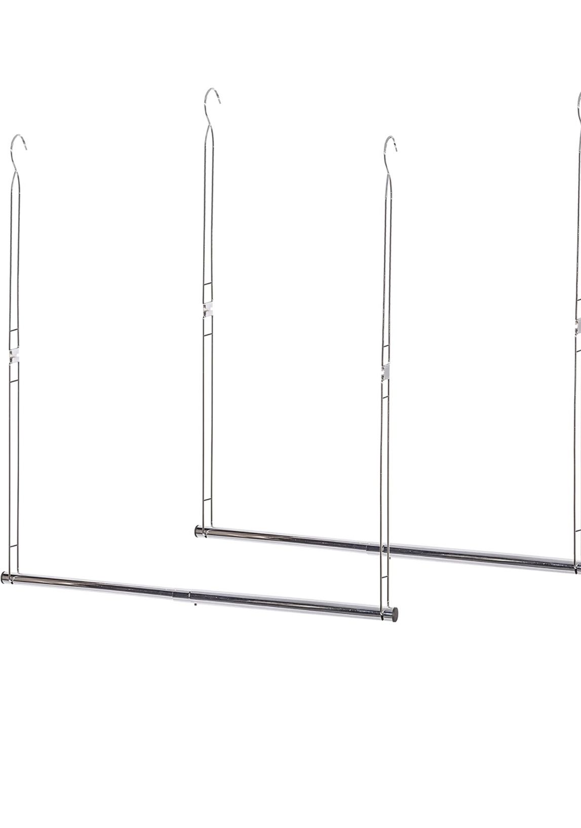 STORAGE MANIAC Hanging Closet Rod, Adjustable Width