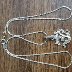 .999 SILVER NECKLACE WITH CHARM