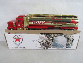Texaco Fuel Tanker Seasons Greetings Taylor Trucks Coin Bank 1:32 Scale NEW