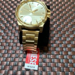 Men’s Gold Diesel Watch. Brand New