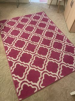 Pink Rig 5’x7’ Kids Room Rug