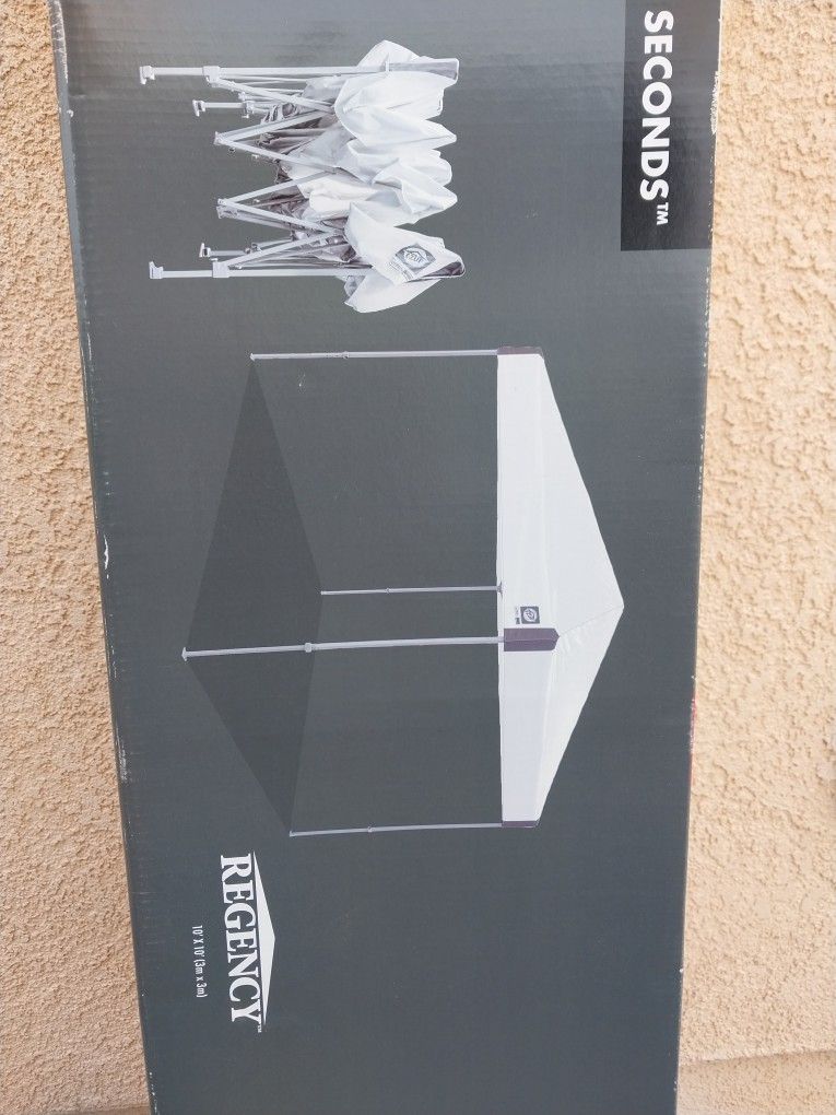EAZY UP BRAND 10X10 WHITE COLOR CONOPY (NEW) REGENCY <<<----