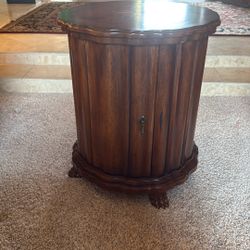 Wood Side Table 