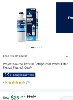 New Refrigerator Water Filter