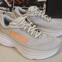 HOKA Wmns Bondi 8 Harbor Mist women's size 8