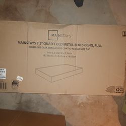 Mainstay Full Size Quad Metal Box Spring