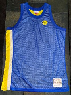Mens Mitchell & Ness Golden State Warriors Basketball Jersey Size Small