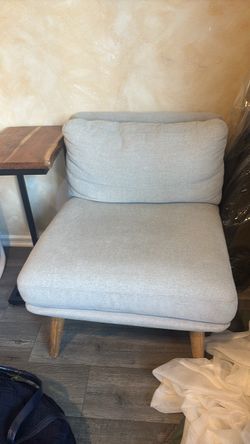Light blue Upholstered Accent Chair