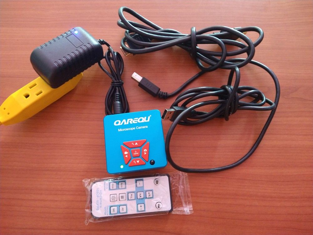 QAREQU Industrial Digital Microscope Camera 1080P 60MP Photo 2K Video HDMI USB Cable
