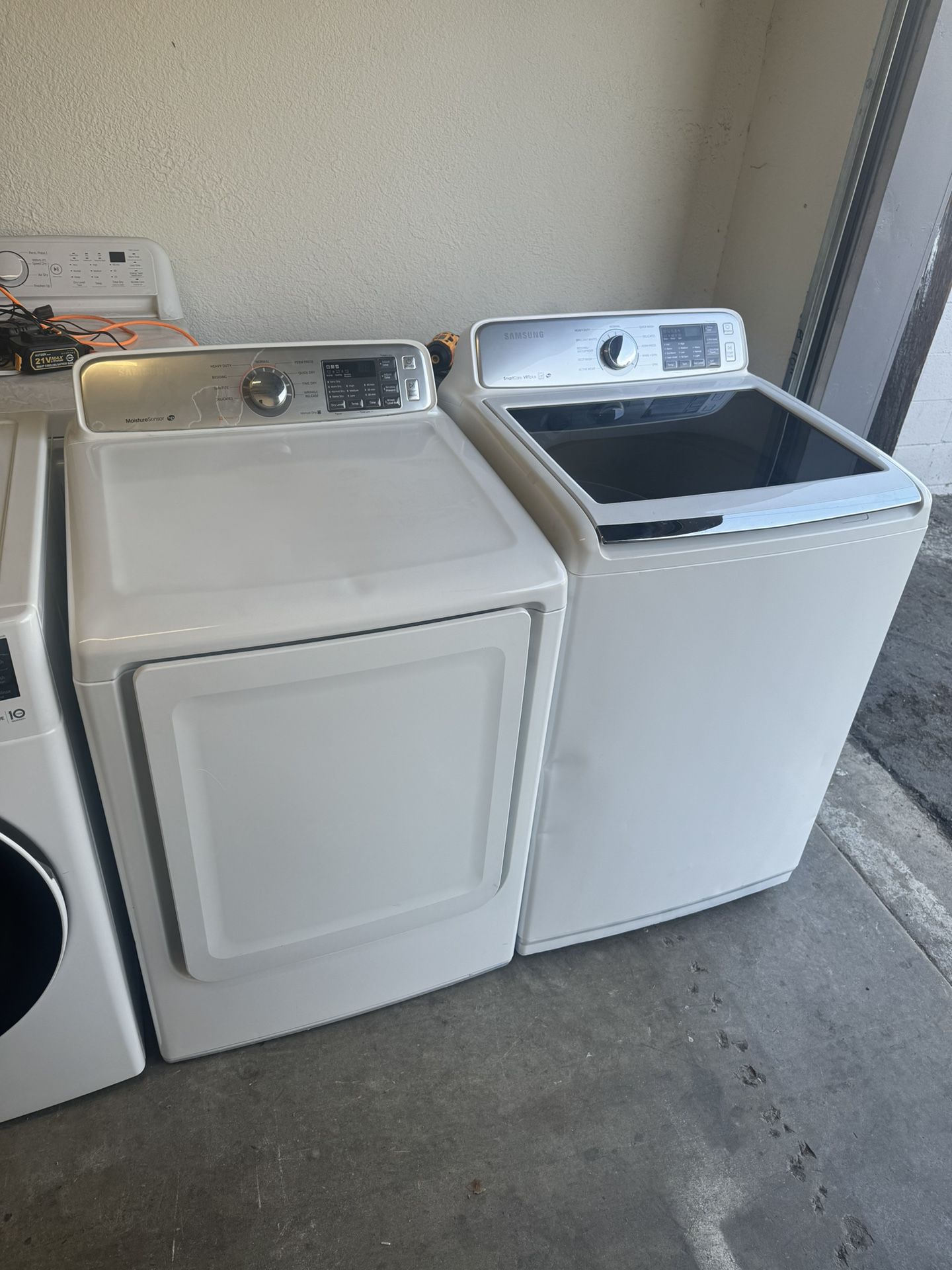 Used Samsung Washer and Gas Dryer (working) Heavy Duty ( Free