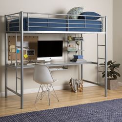 Loft Bed With Desk Twin Ded