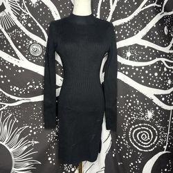 Hollister Mockneck Sweater Dress Sz M