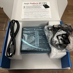 Aegis Padlock DT FIPS 4TB USB 3.0 Desktop Drive