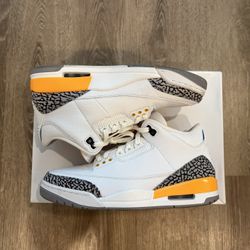 JORDAN 3 LASER ORANGE 8.5 M / 10 W
