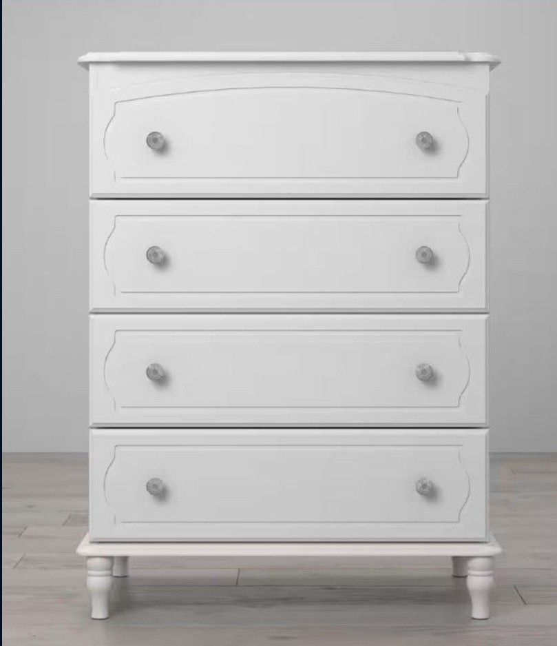 Little Seeds Rowan Valley Laren 4-Drawer White Dresser (41.75 in. x 31.5 in. x 19.25 in.)