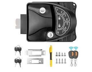 RV Keyless Entry Door Lock, Metal Zinc Alloy RV Camper Door Lock