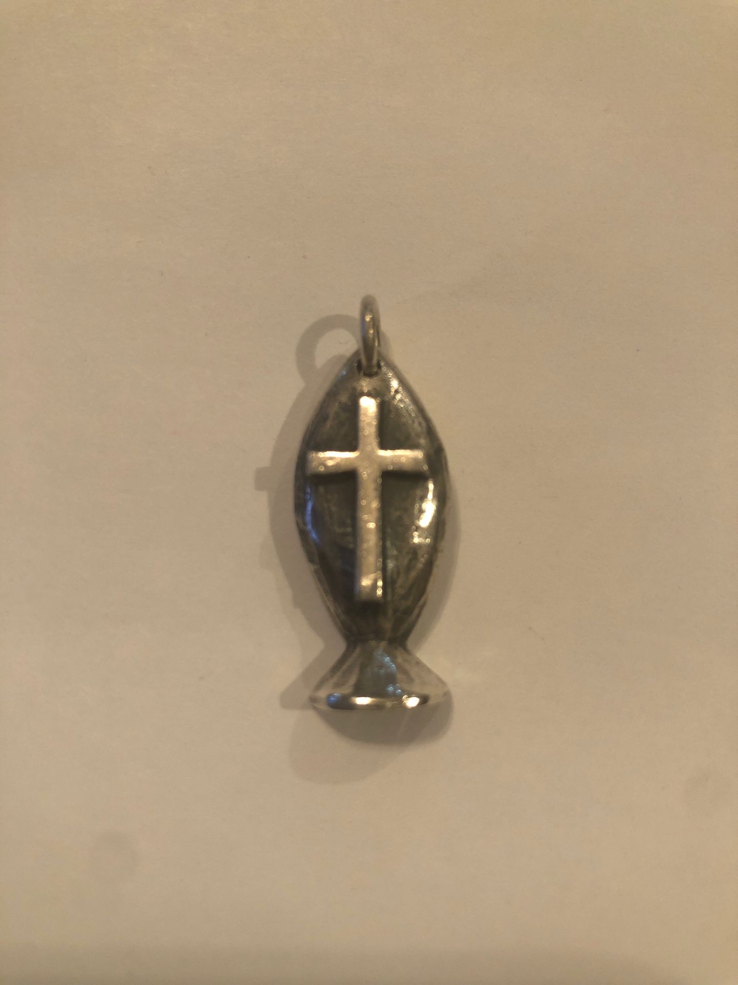 James Avery Sterling RARE Retired IHS Fish Pendant