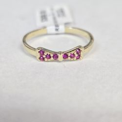 10kt Gold Bow Ring 