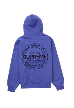 Supreme Immortal Hoodie Sweater Violet