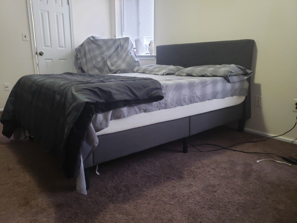 Full Size Zenus Mattress and Bed Frame