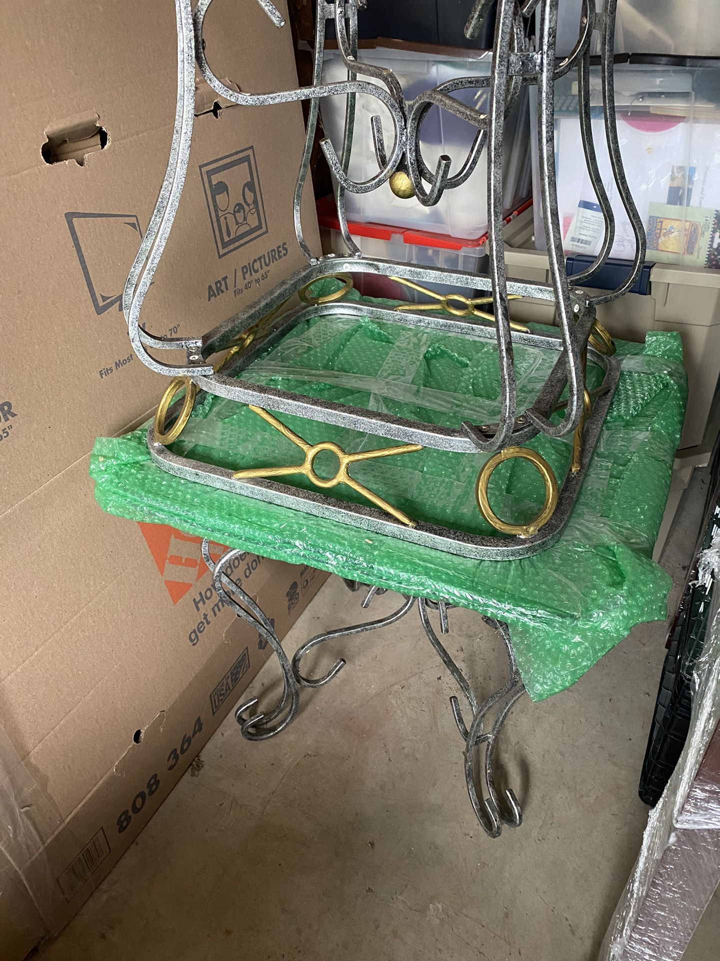 Glass Top End Tables- Willing To Deliver Locally!!!