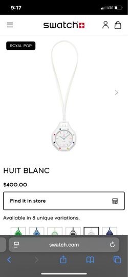 Swatch Royal Pop Huit Blanc Watch