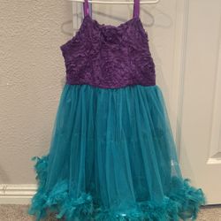 Ariel Little Mermaid Disney Costume Dress Girls 