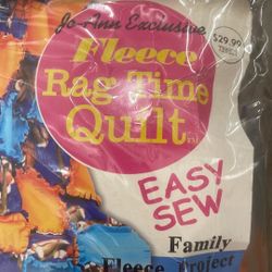 Rag Time Quilt, Fleece 