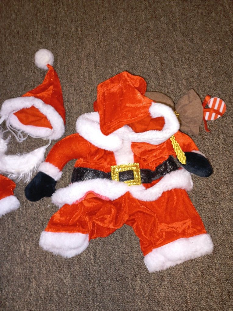 Small Dogs Mr Mrs Claus Outfits SALE PRICED 