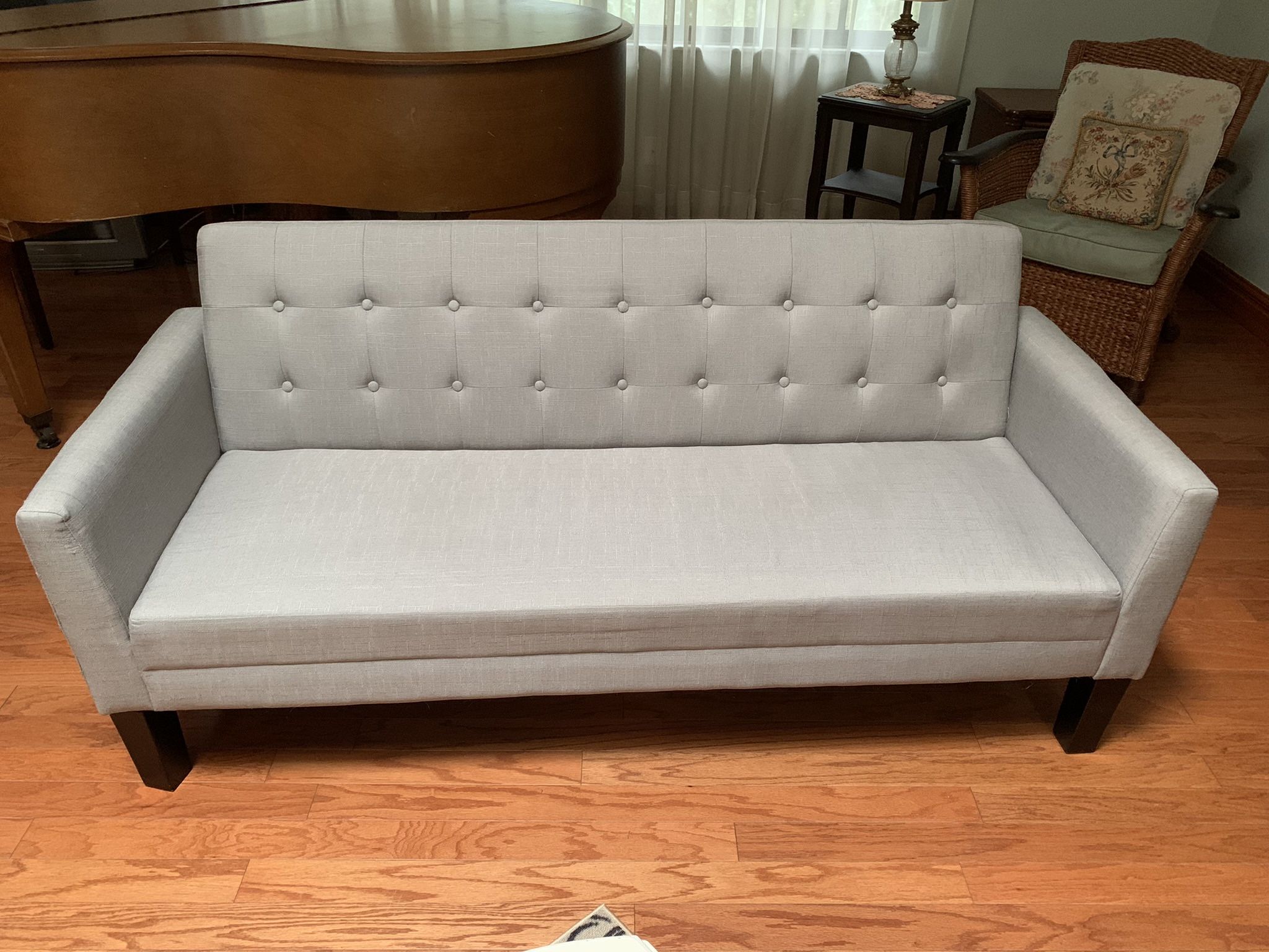 Grey Convertible Sofa