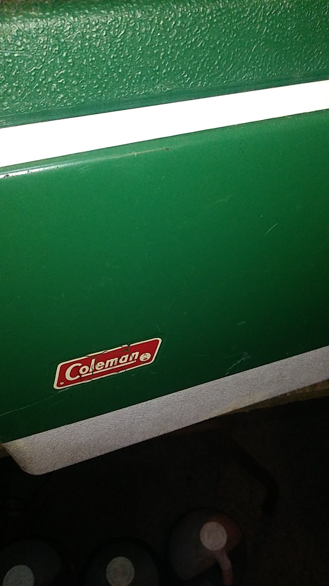 Vintage Coleman camping cooler