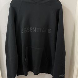 Fear of God Essentials Pullover Hoodie ‘Stretch Limo’ 2022 (Size M)