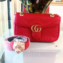 Crossbody And Belt Combo 