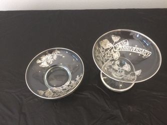 25th anniversary glass set