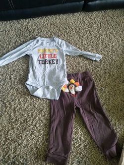 Mommy's little turkey outfit