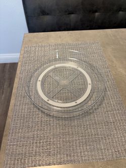 Clear Acrylic Lazy Susan Turntable (UTC area)