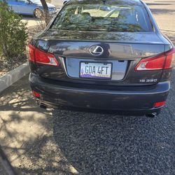 2011 lexus is 350 charcoal  sedan