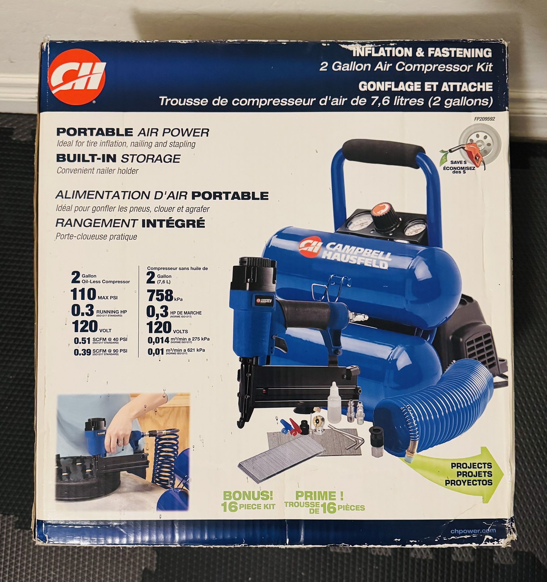 CH Campbell Hausfield Air Compressor