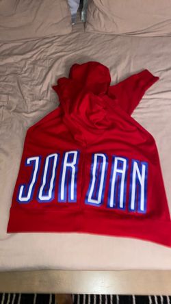 JORDAN RED HOODIE MENS