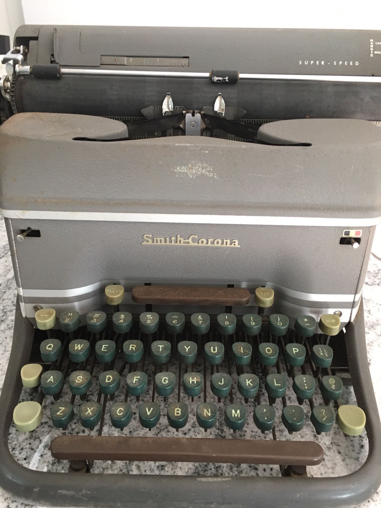 Antique Smith and Corona Typewriter