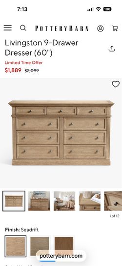 Pottery Barn Dresser