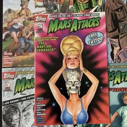 Mars Attacks Topps Comic Lot Special 