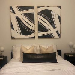 Art black white and gold 