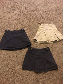 3 skorts size 6-7